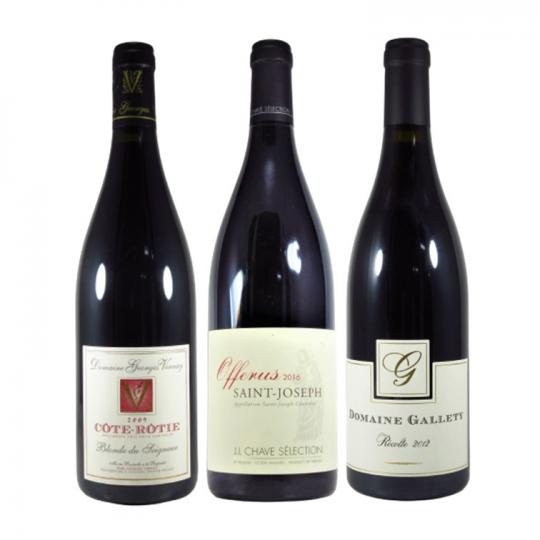 コート・デュ・ローヌの赤ワインを産地・生産者別に愉しむ3本セット