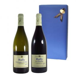 【ギフト箱付き】ブルゴーニュ クローディ・ジョバール 紅白ワイン2本ギフトセット