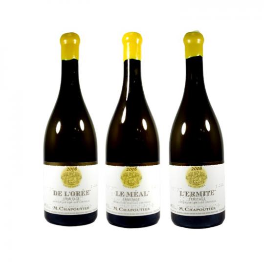 M.シャプティエ社が誇る最上級白ワイン2008年ヴィンテージ3本セット