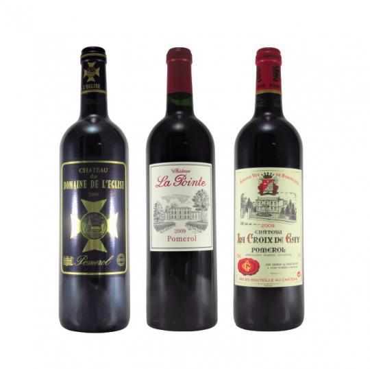 【数量限定】ワインファンを魅了する偉大なワイン産地「ポムロル」の2009年赤ワイン3本セット
