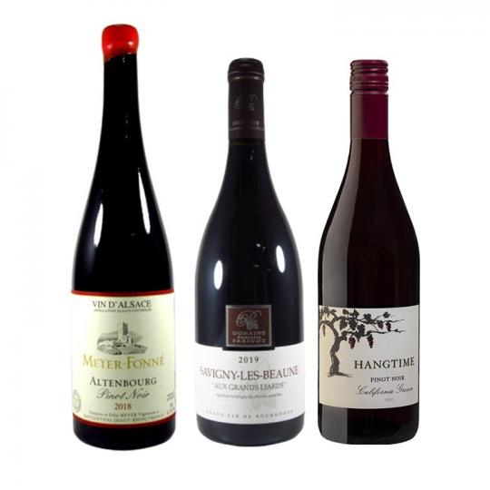 フランス&カリフォルニア　ピノ・ノワール3本セット