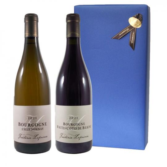 【ギフト箱付き】ブルゴーニュ フレデリック・ルプランス 紅白ワイン2本ギフトセット