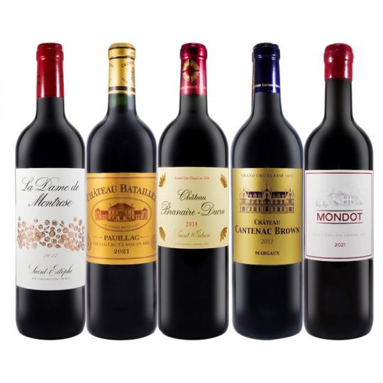 【第二弾】ボルドー赤ワイン5本セット
